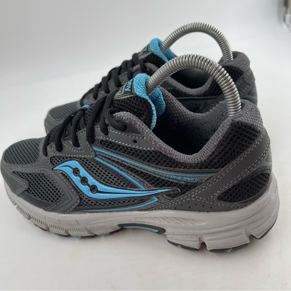 Saucony Women’s Cohesion 9 Grey Blue Running Lace-Up Shoes S15268-2 - Size 7.5 - Picture 10 of 11